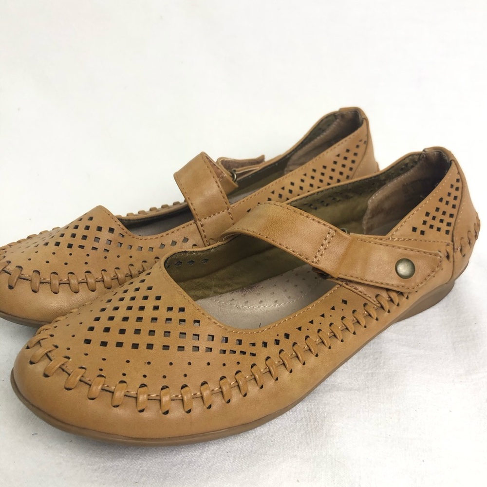 Mountain Sole Leather Shoes flats 8 /40